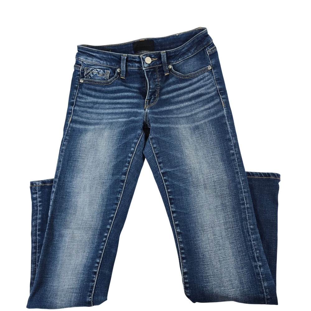 Buckle Black Fit No. 53 Straight Leg Jeans Blue Medium Wash 25x32 Denim